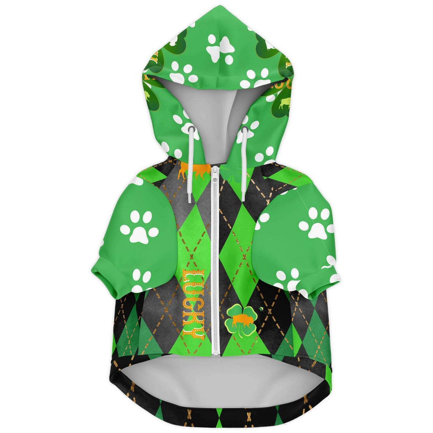 St Patricks Day Dog Hoodie Lucky
