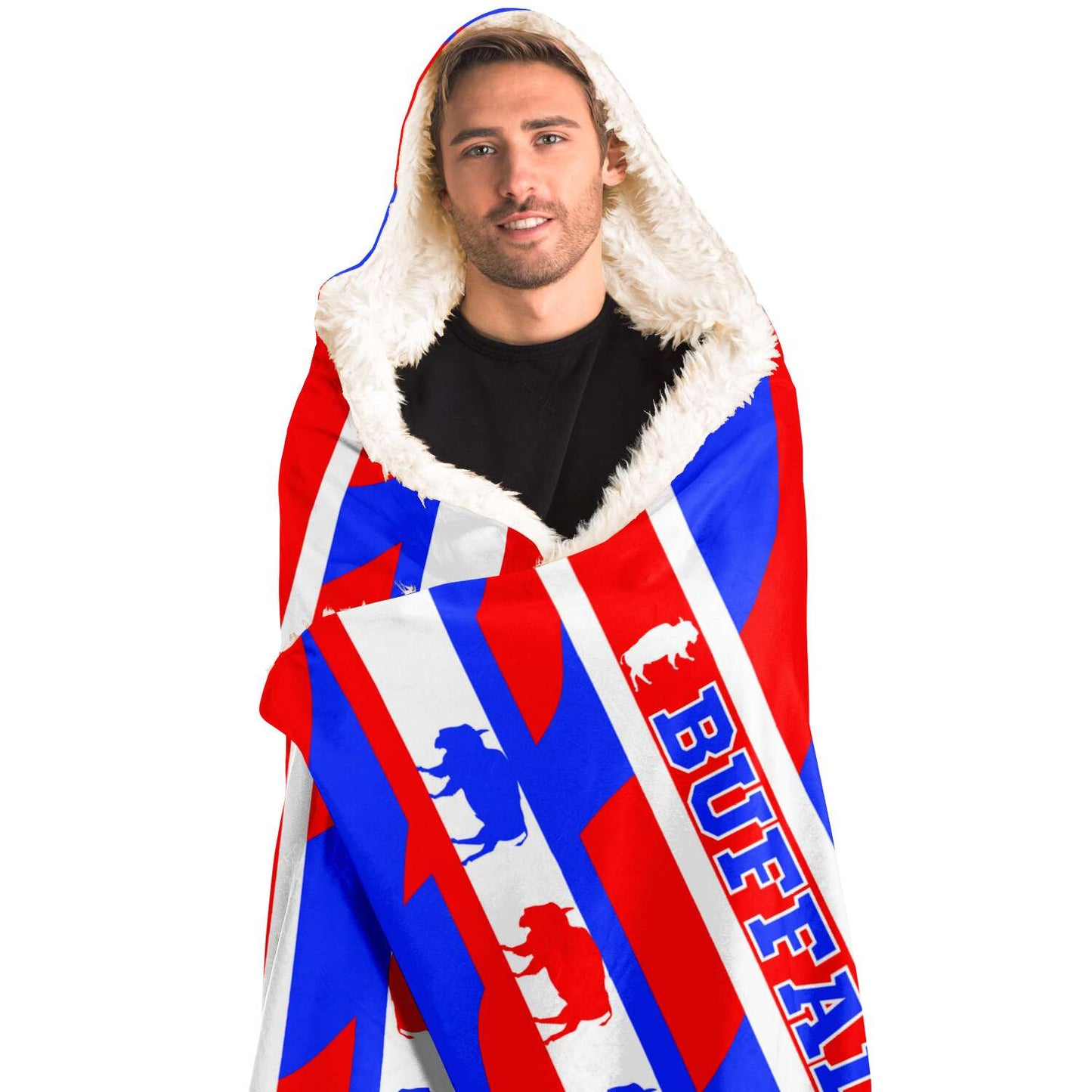 Hooded Blanket Poyer 21 Buffalo Football