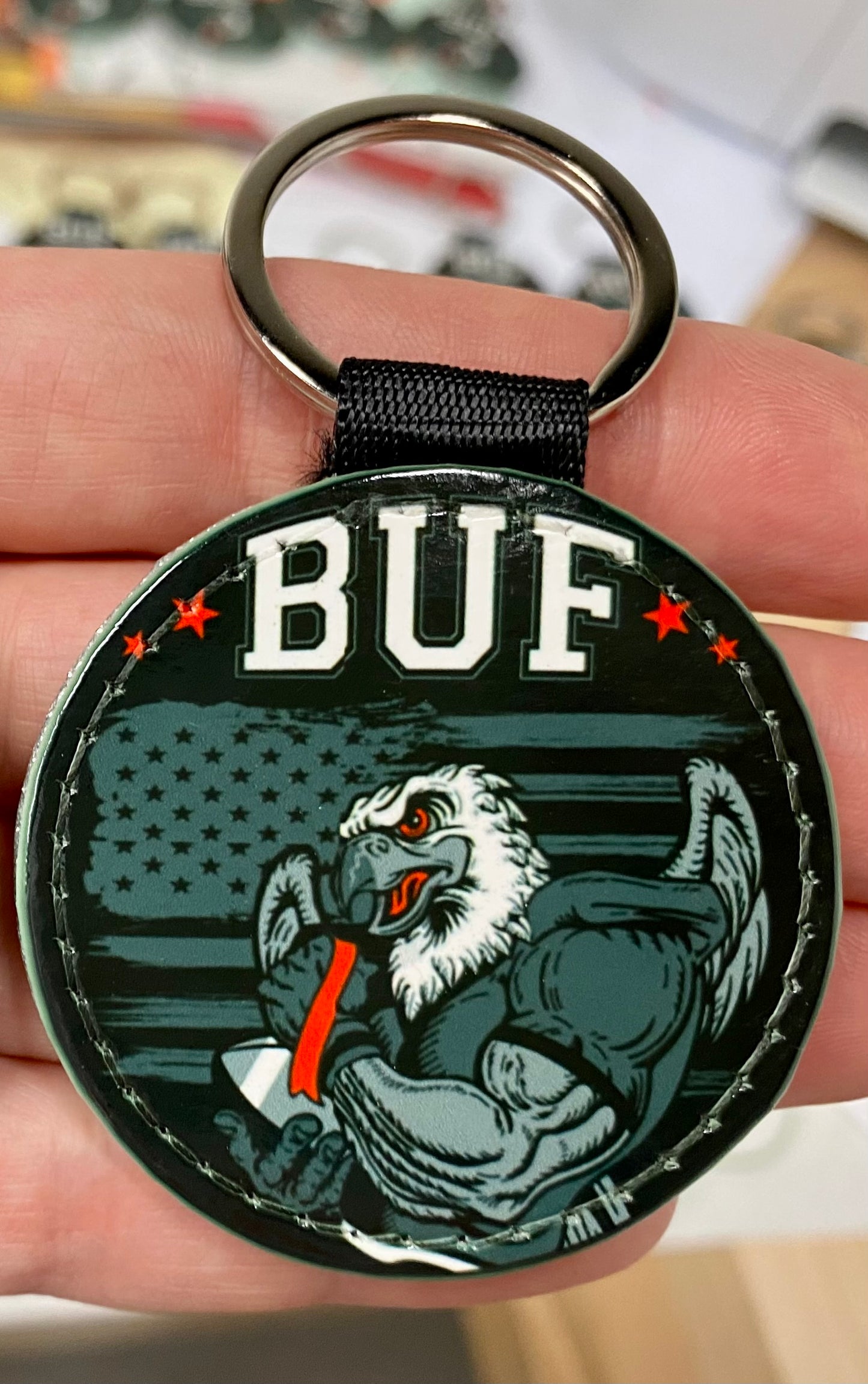 Personalized photo keychain, great for sports team, corporate branding, name keychain, photo gift key chain