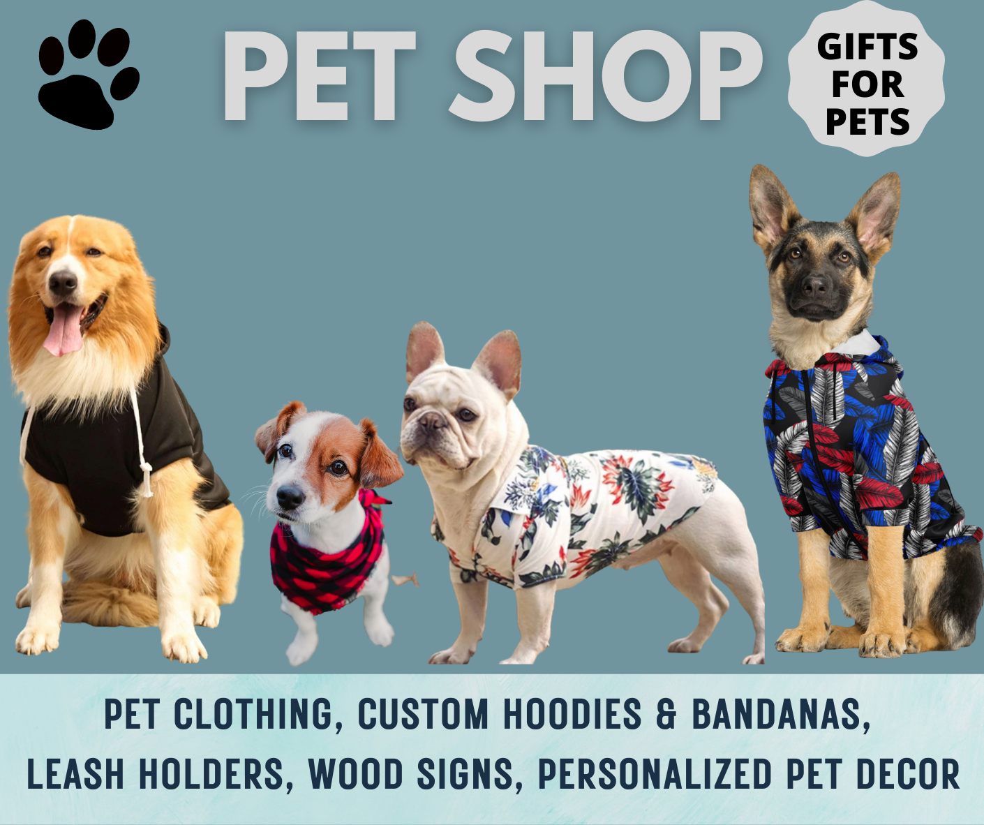 dog hoodie, dog bandana, custom dog hoodie, personalized pet decor, dog wood sign, dog leash holder