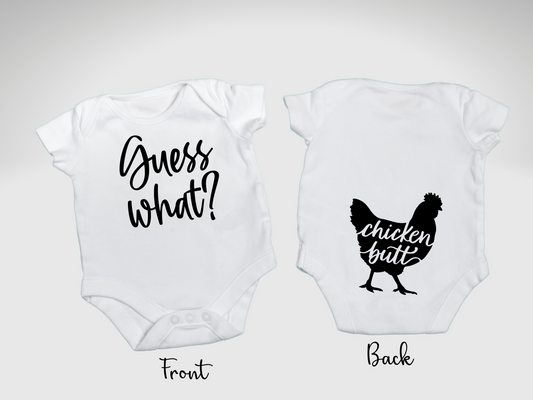 What's up Chicken Butt baby onesie funny