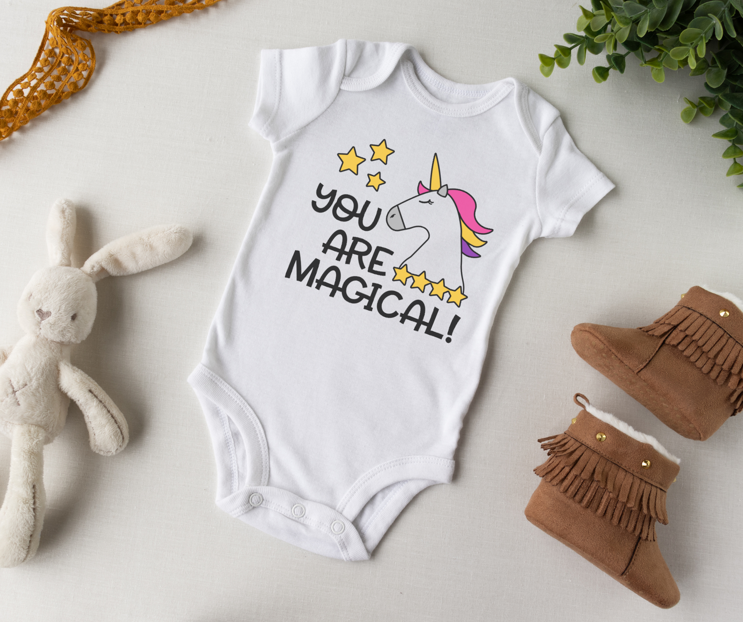You are magical Unicorn baby onesie