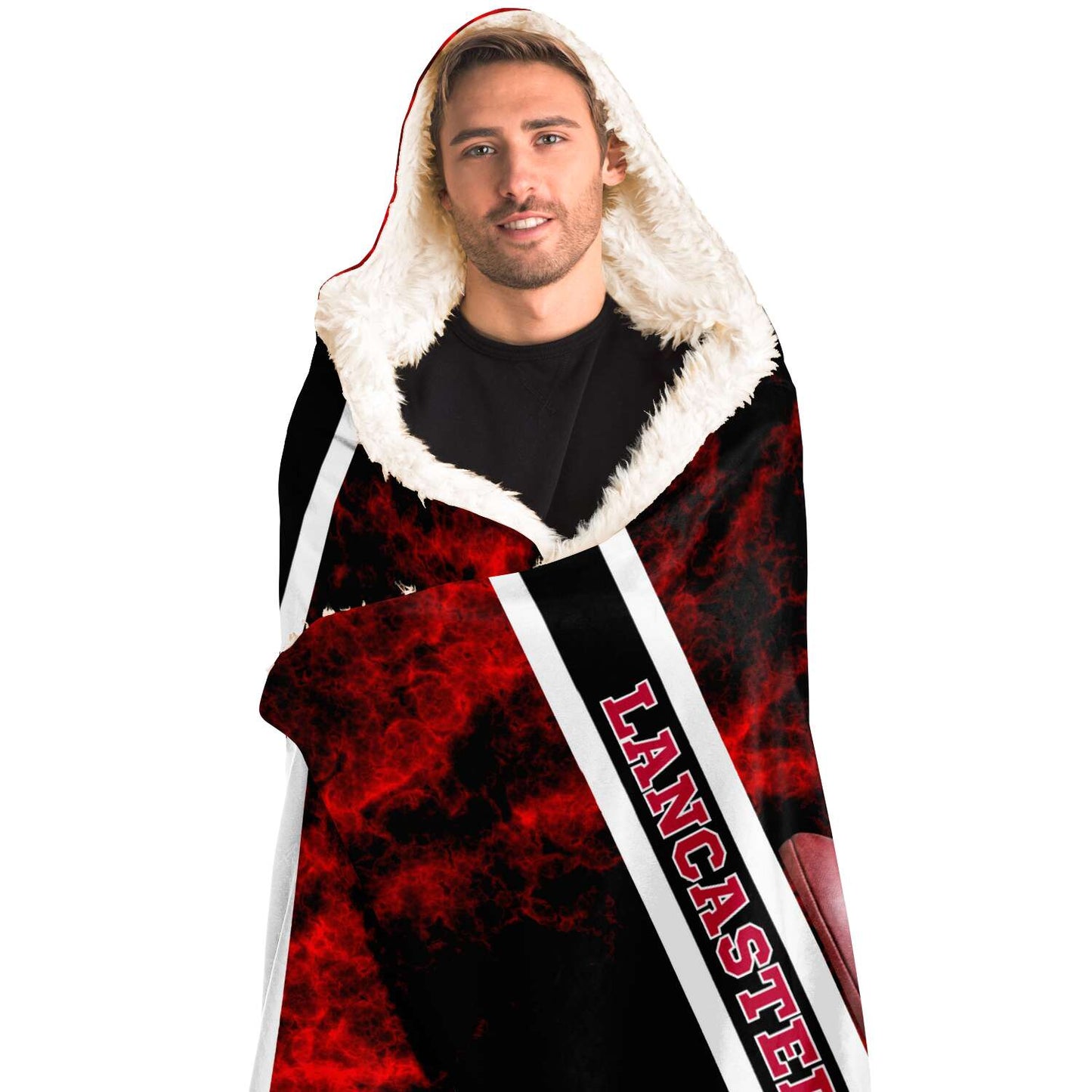 premium hooded blanket sports blanket lancaster legends football