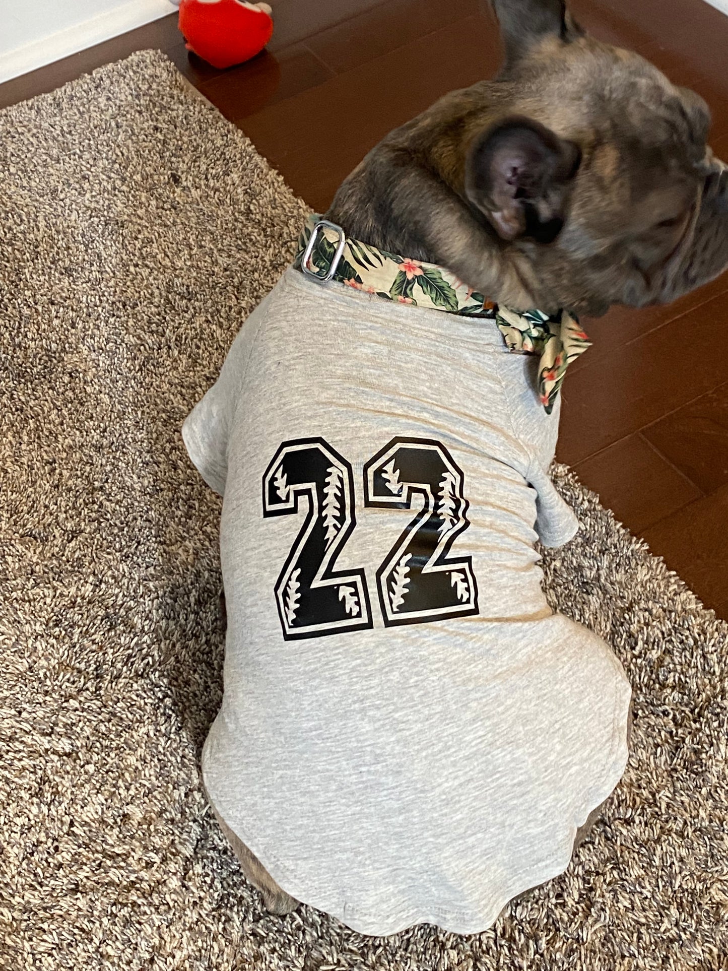 Custom baseball number Dog shirt